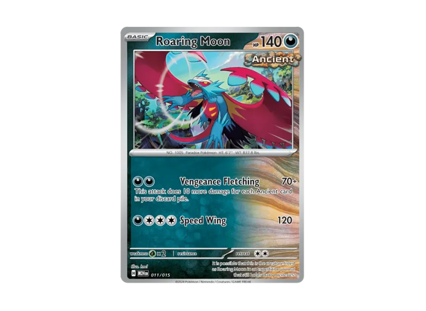 roaring moon pokemon card value mcdonald's McDonalds Pokmon Dragon Discovery + Holo Pokemon TCG 2024 Mcdonald's Promo