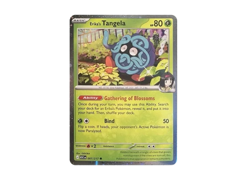 erika's tangela pokemon card Erika's Tangela #218 Prices | Pokemon Ascended Heroes