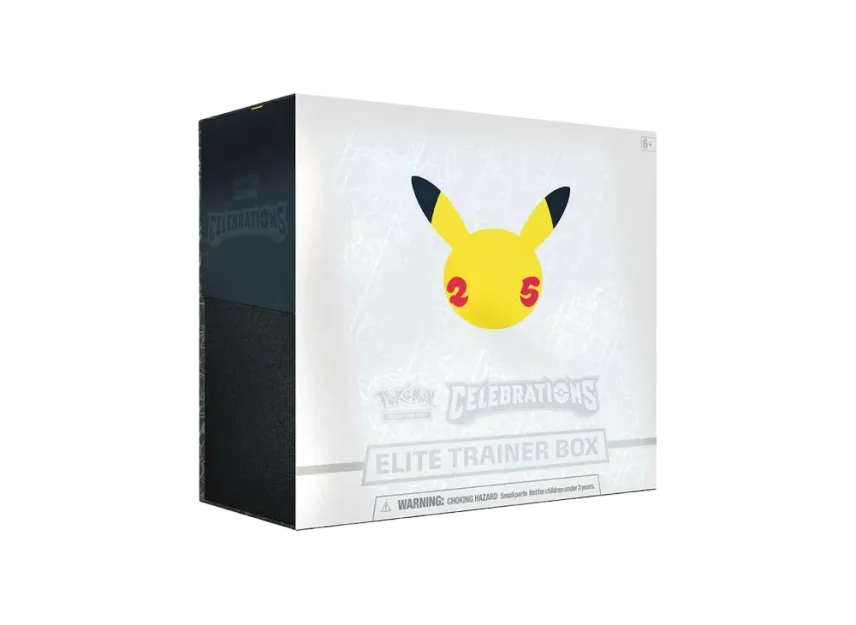 Pokemon 25th Anniversary Celebrations Elite Trainer Box Pokemon 25th Anniversary Celebrations Elite Trainer Box