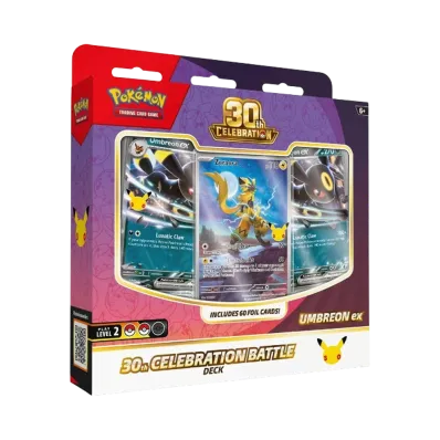 ポケモンカードゲームMEGA(英語版) バトルデッキ「30th CELEBRATION ブラッキーex」