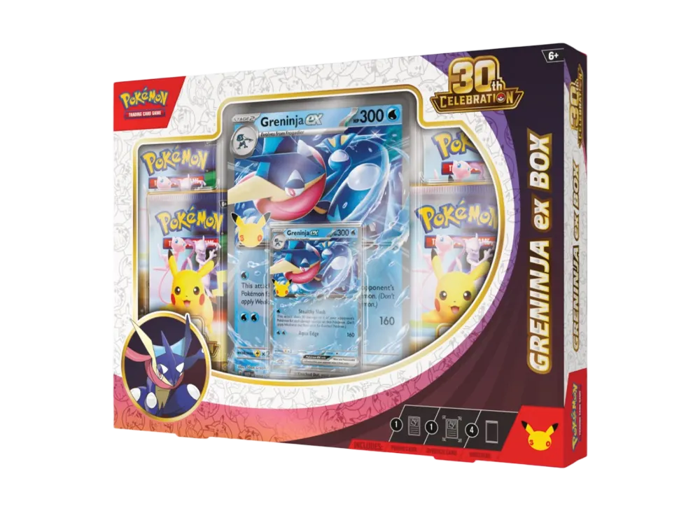 ポケモンカードゲームMEGA(英語版) ポケモンexボックス「30周年 セレブレーション ゲッコウガex」