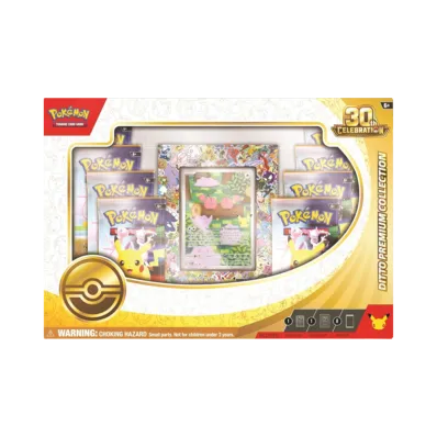 ポケモンカードゲームMEGA(英語版) プレミアムコレクション「30th CELEBRATION メタモン」