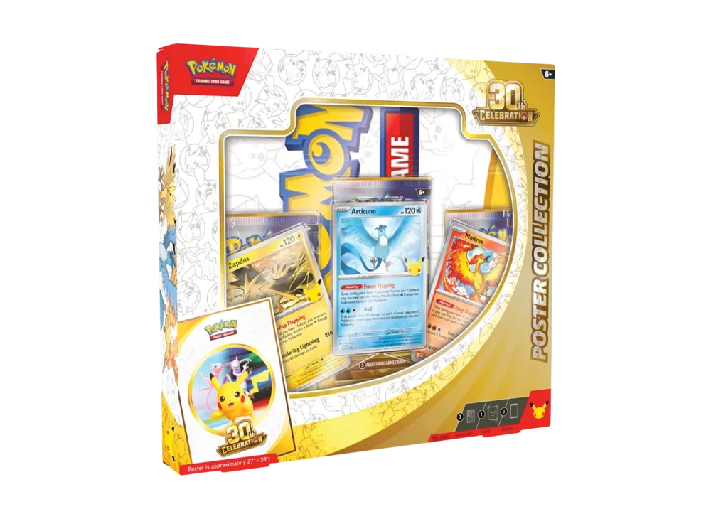 ポケモンカードゲームMEGA(英語版) ポスターコレクション「30周年 セレブレーション」