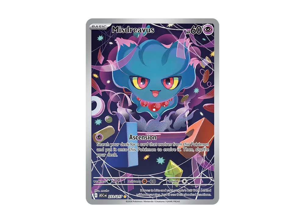 Misdreavus IR [ASC 233/217][EN](Mega Evolution "Ascended Heroes") | SNKRDUNK
