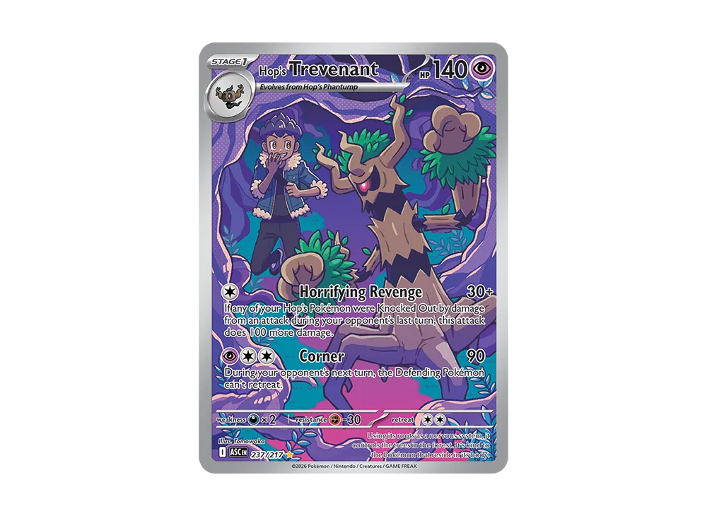 Hop's Trevenant IR [ASC 237/217][EN](Mega Evolution "Ascended Heroes") |  SNKRDUNK