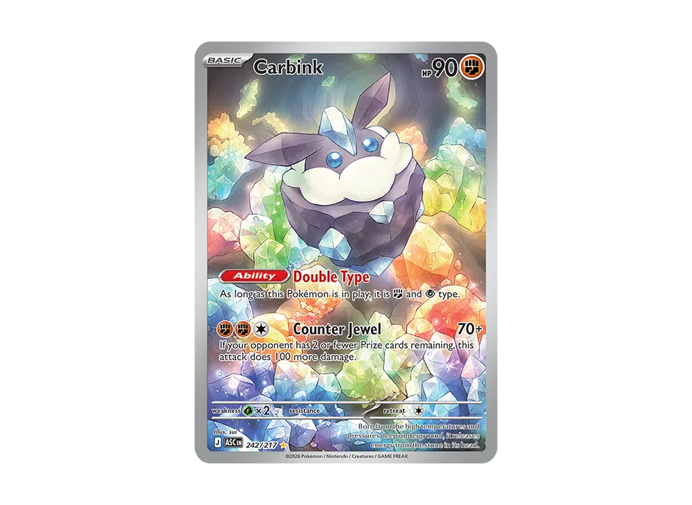 carbink pokemon card Joltik [WHT main image 0