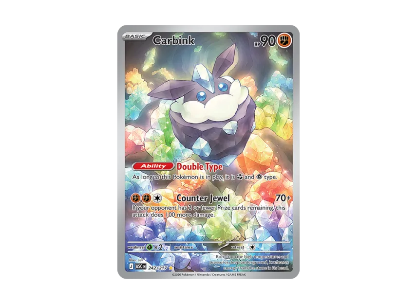 carbink pokemon card value Carbink - 117/217 - ME: Ascended Heroes
