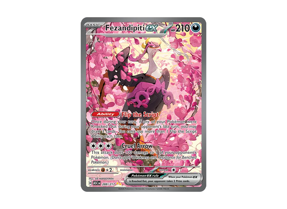 Fezandipiti ex SIR [ASC 288/217][EN](Mega Evolution "Ascended Heroes") |  SNKRDUNK