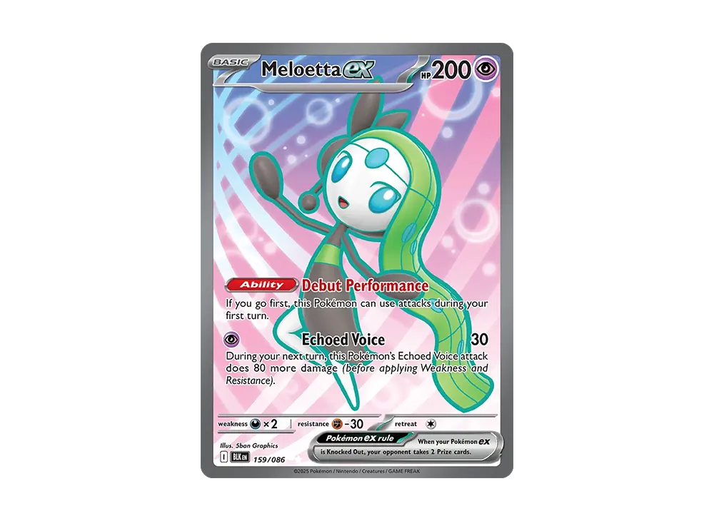 メロエッタex SR [SV11B 162/086](拡張パック「ブラックボルト」)の