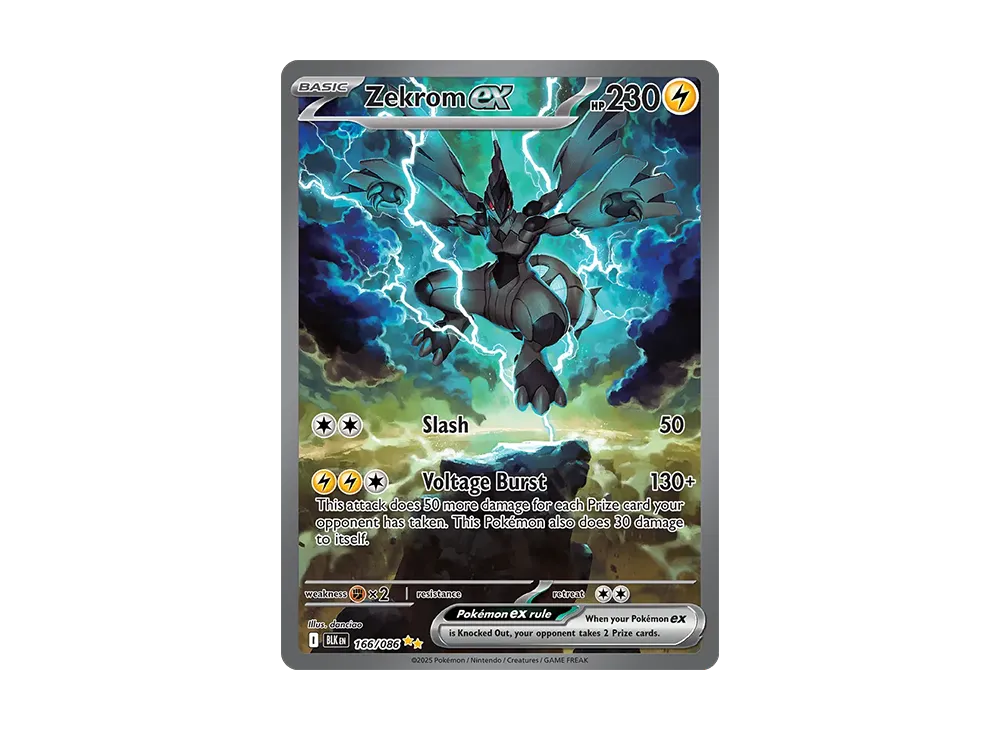 ゼクロムex SIR [BLK EN 166/170]【英語版】(スカーレット
