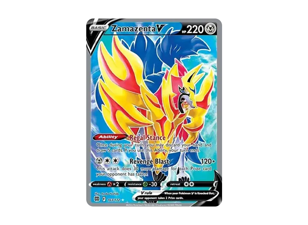 ザマゼンタV UR [163/172]【英語版】(ソード&シールド「ブリリアントスターズ」)