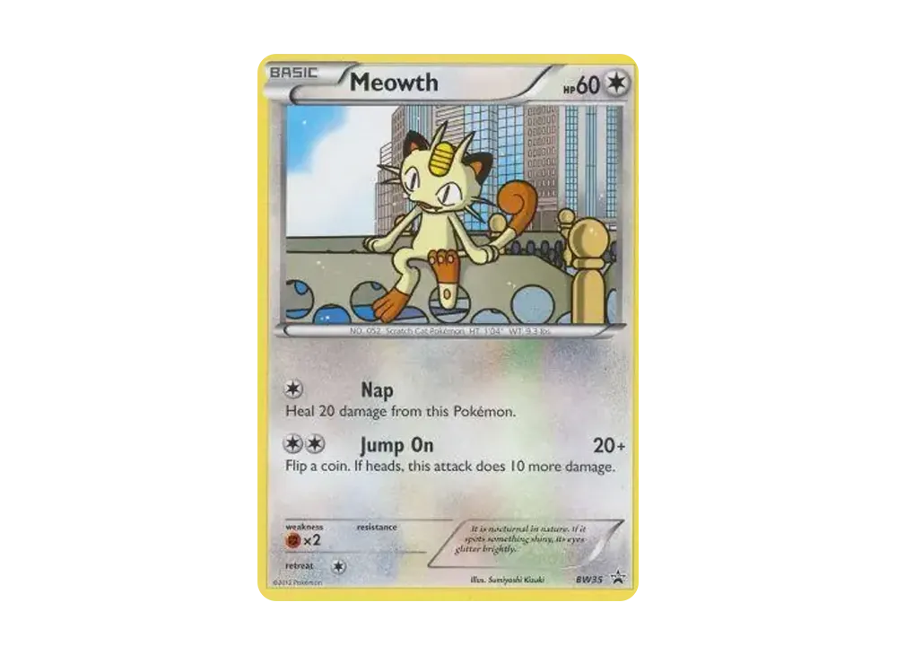 ニャース P [BW35]【英語版】(ブラック&ホワイト「プロモーションカード」)