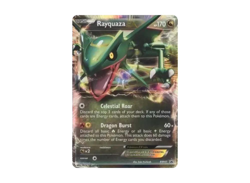 レックウザEX P [BW47]【英語版】(ブラック&ホワイト「プロモーションカード」)