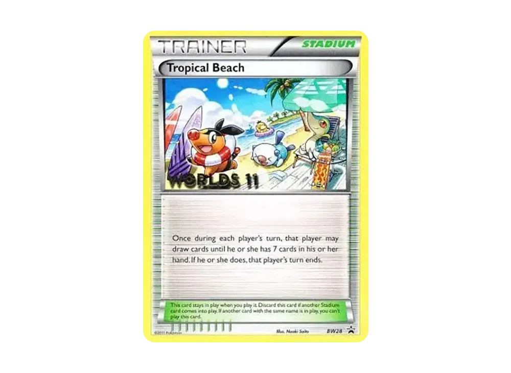 トロピカルビーチ P [BW28]【英文版】(黑&白「宣傳卡」)