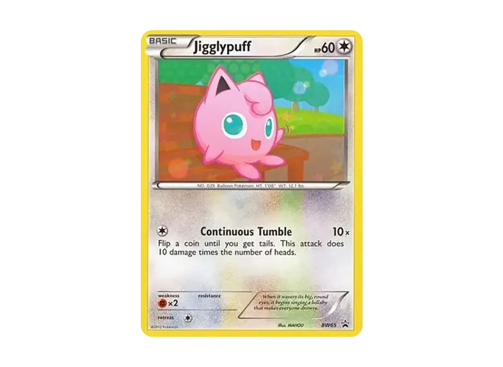 Jigglypuff P [BW65](Black & White "Promotional Card")