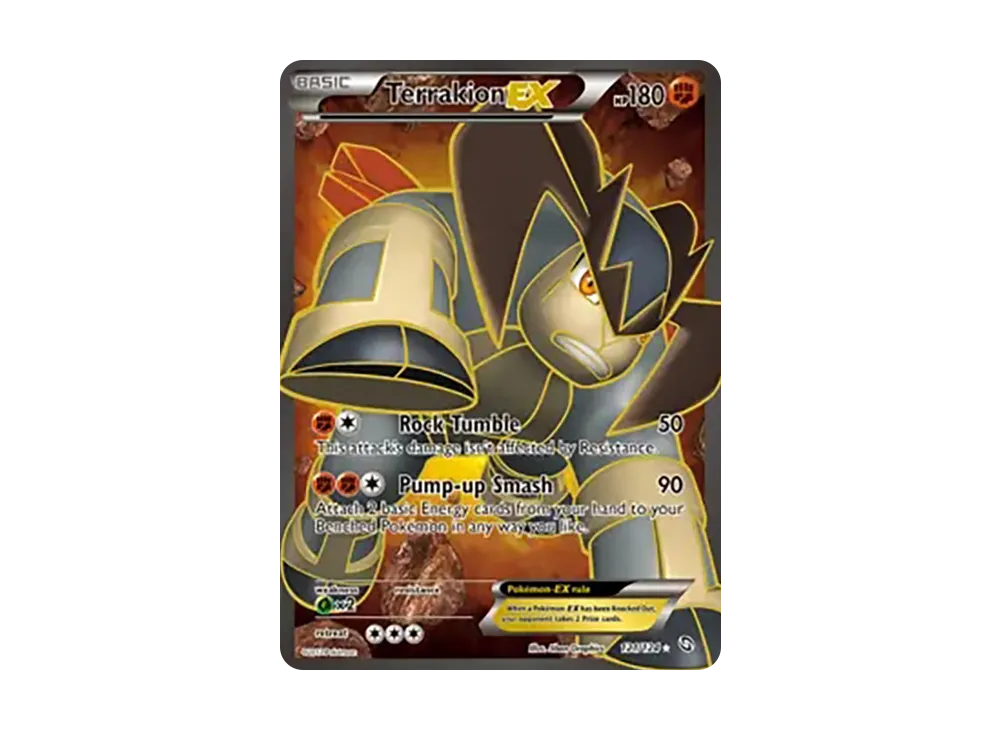 テラキオンEX UR [121/124]【英語版】(ブラック&ホワイト「ドラゴンエクスアルテッド」)