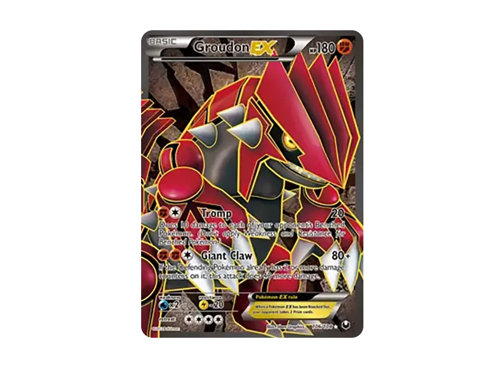 グラードンEX UR [106/108]【英語版】(ブラック&ホワイト「ダークエクスプローラーズ」)