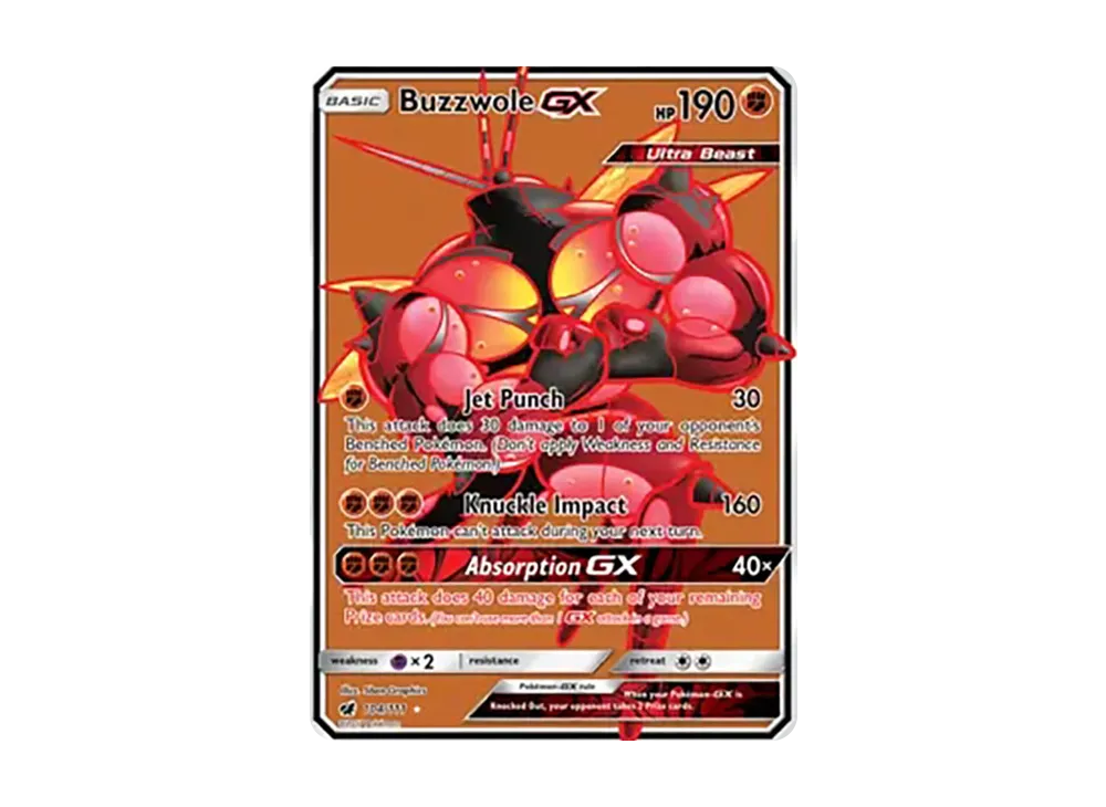 Buzzwole GX UR [104/111](Sun & Moon "Crimson Invasion")