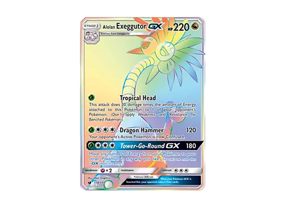 Alolan Exeggutor GX RR [118/111](Sun & Moon "Crimson Invasion")