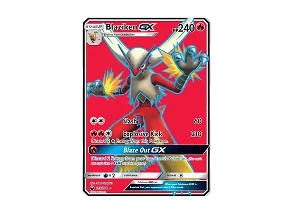 Blaziken GX UR [153/168](Sun & Moon "Celestial Storm")