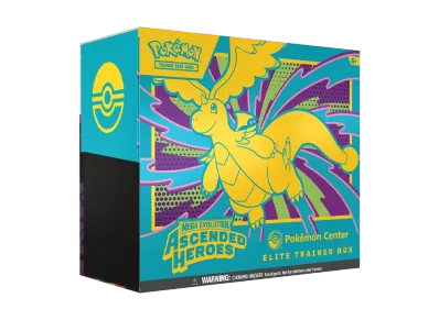 ポケモンカードゲーム【英語版】メガエボリューション「アセンデッド ヒーローズ ポケモンセンター エリートトレーナーボックス」