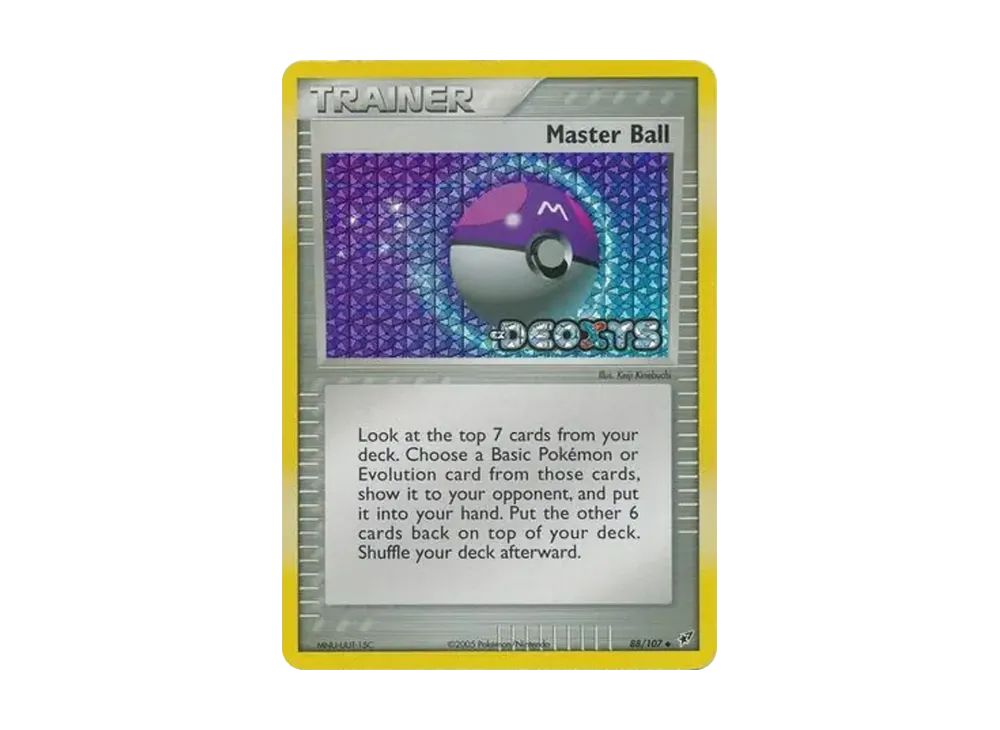 マスターボール U :リバースホロ [88/107]【英語版】(EX ルビー&サファイア「EX デオキシス」)
