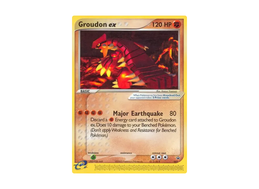 グラードン P [002]【英語版】(EX ルビー&サファイア「プロモーションカード」)