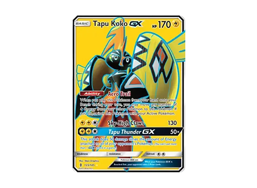 卡璞・鳴鳴GX UR [135/145]【英文版】(太陽&月亮「守護者崛起」)