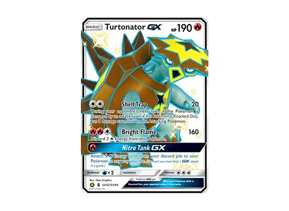 Turtonator GX SUR [SV52/SV94](Sun & Moon "Hidden Fates")