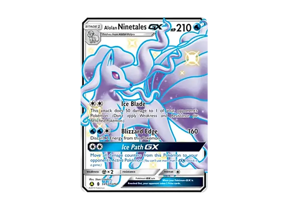 Alolan Ninetales GX SUR [SV53/SV94](Sun & Moon "Hidden Fates")