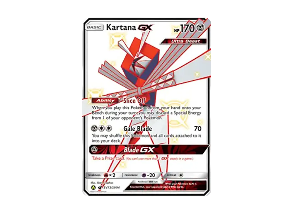 Kartana GX SUR [SV73/SV94](Sun & Moon "Hidden Fates")