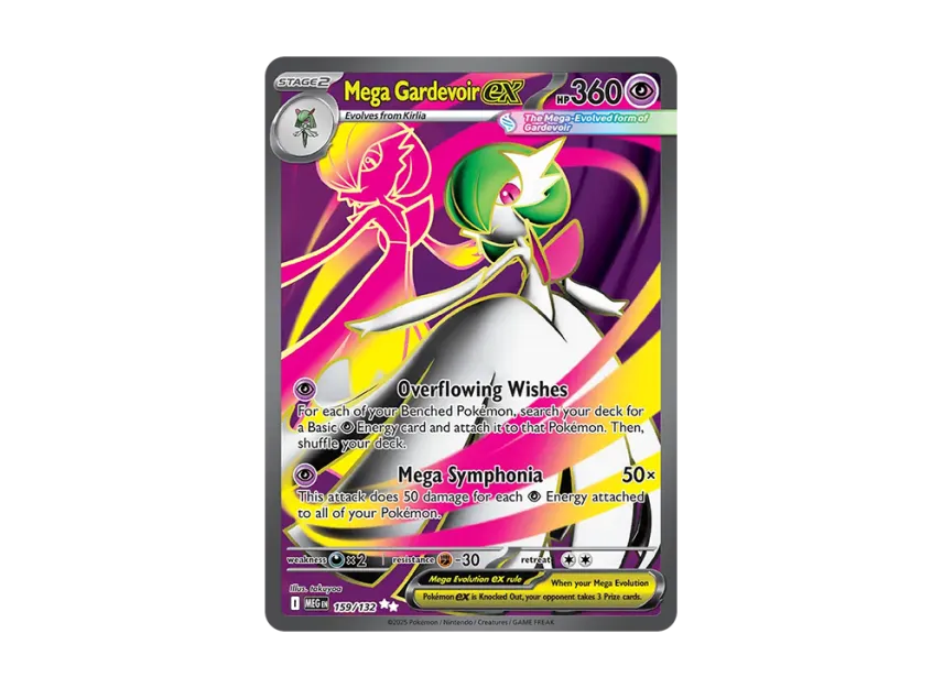 pokemon cards mega gardevoir ex 2025 Pokemon Meg En-mega Evolution 178 Mega Gardevoir Ex Special Illustration Rare PSA 10