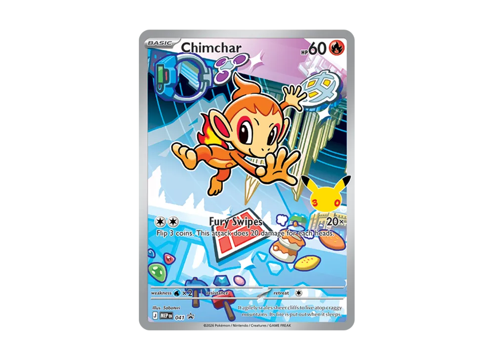 ヒコザル P [MEP EN 041]【英語版】(メガエボリューション「ファーストパートナー イラストレーション コレクション セット シリーズ1」)