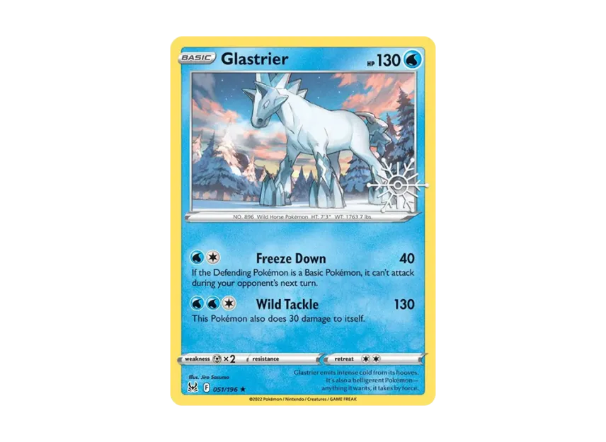 glastrier pokemon card price Glastrier 054/217 Reverse Holo Friend Ball
