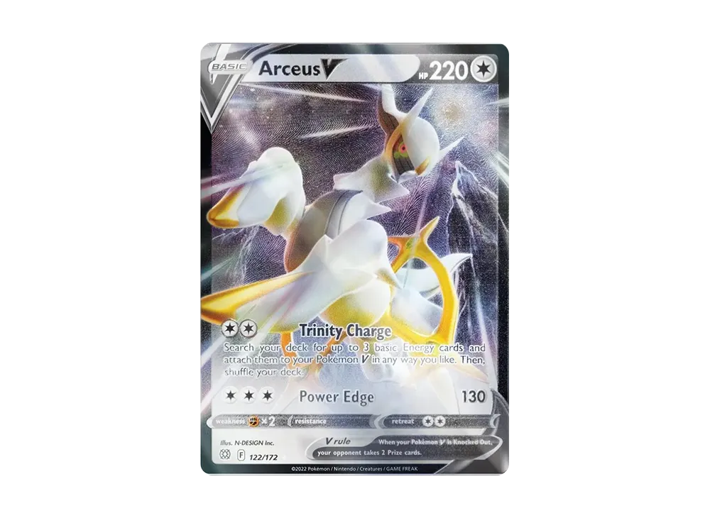 Arceus V :Metal Card [122/172](Promotional Card)