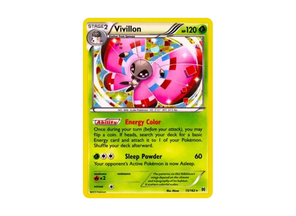 vivillon pokemon card price Vivillon (17/146) (High Plains Form/Orange Wings) [XY: Base Set] – Danireon  Cards & Games