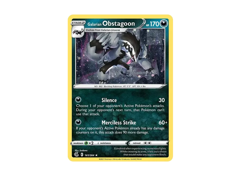 Galarian Obstagoon R :Holo [161/264](Promotional Card)