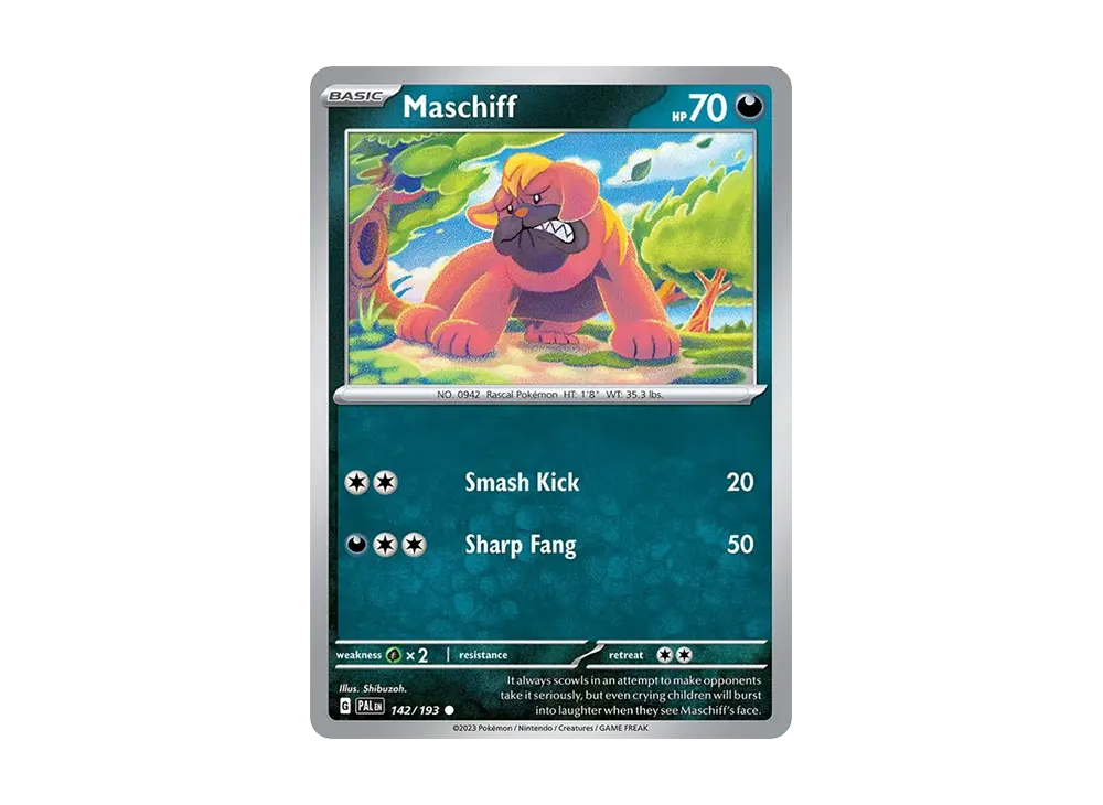 Maschiff C :Holo [PAL EN 142/193](Promotional Card)