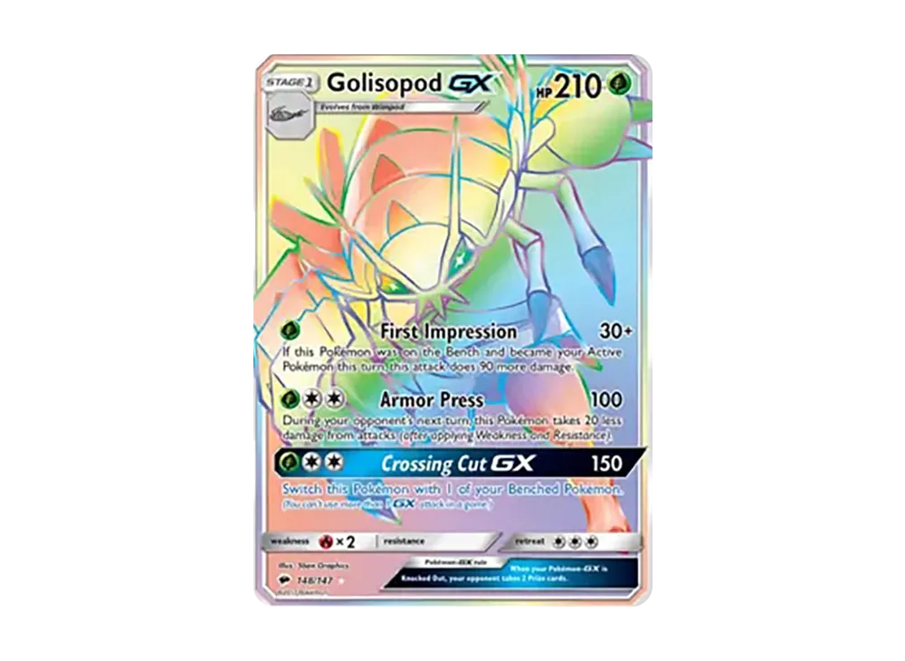 Golisopod GX RR [148/147](Sun & Moon "Burning Shadows")