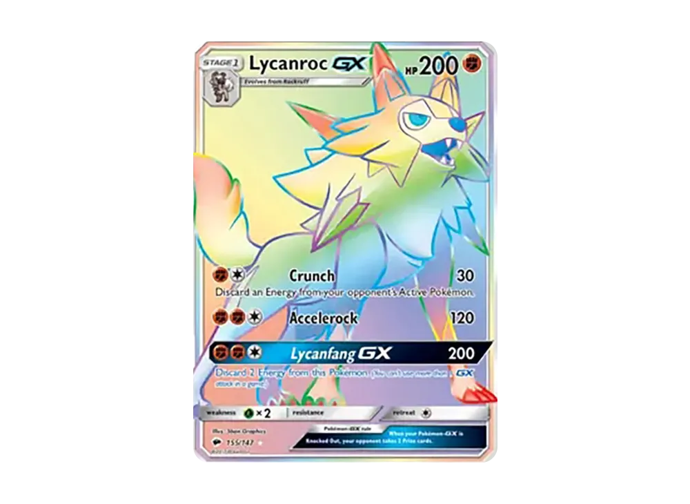 Lycanroc GX RR [155/147](Sun & Moon "Burning Shadows")
