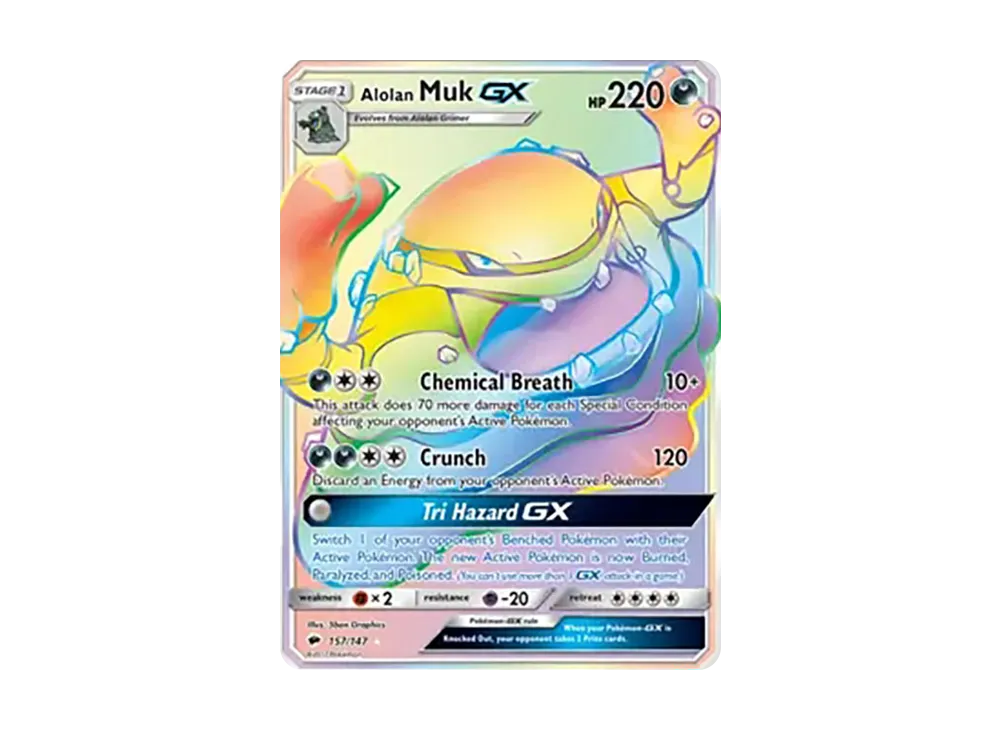 Alolan Muk GX RR [157/147](Sun & Moon "Burning Shadows")