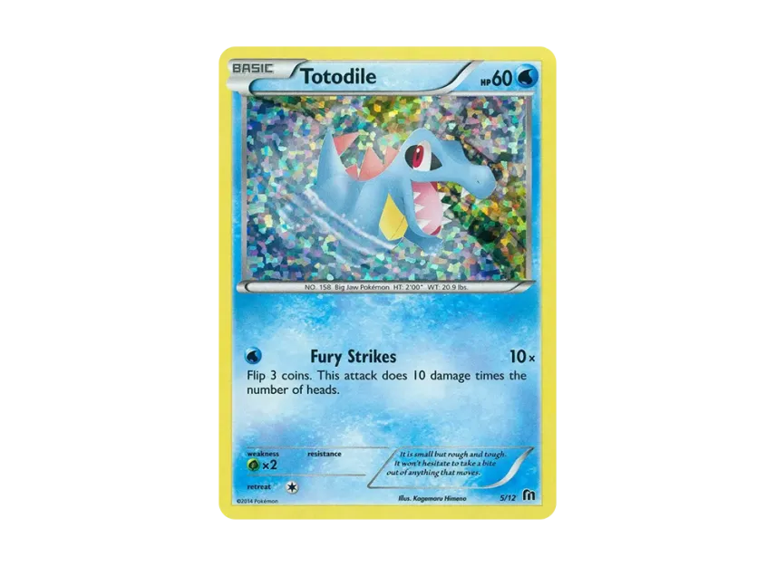 totodile pokemon card mcdonalds Totodile 18/25 McDonalds 2021 Pokemon Card
