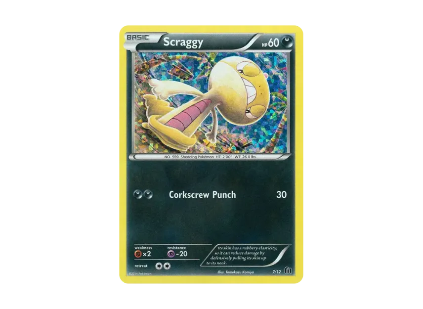 mcdonald's scraggy pokemon card Scraggy 10/12 McDonalds 2012 Holo Promo Pokemon TCG Card