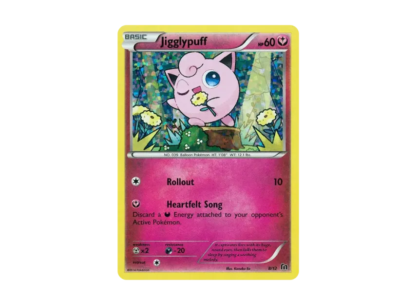 jigglypuff holographic card Pokemon Detective Pikachu Jigglypuff #14