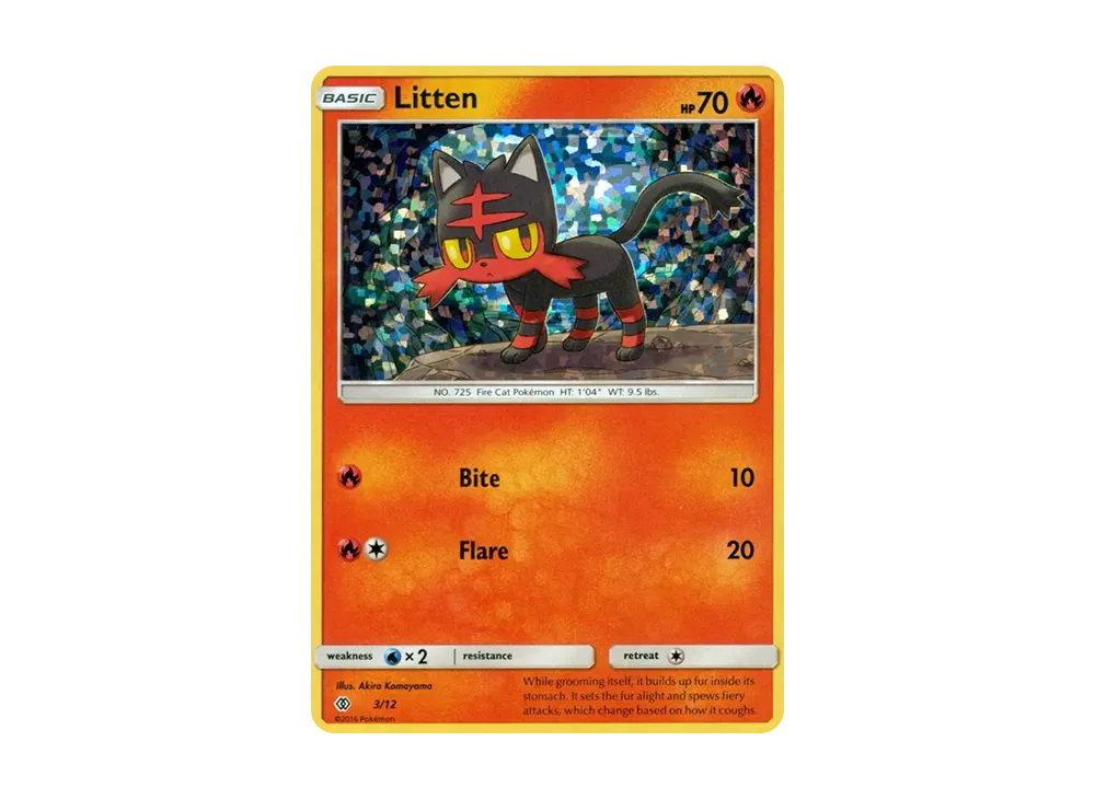 Litten :Holo [3/12](Sun & Moon "McDonald's Collection 2017")