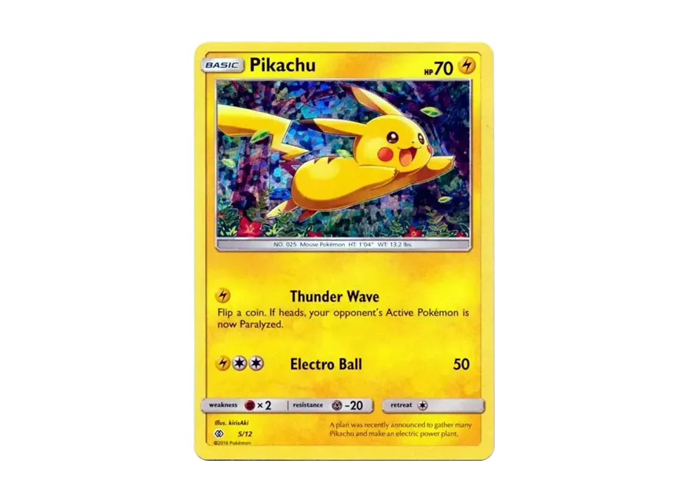 Pikachu :Holo [5/12](Sun & Moon "McDonald's Collection 2017")