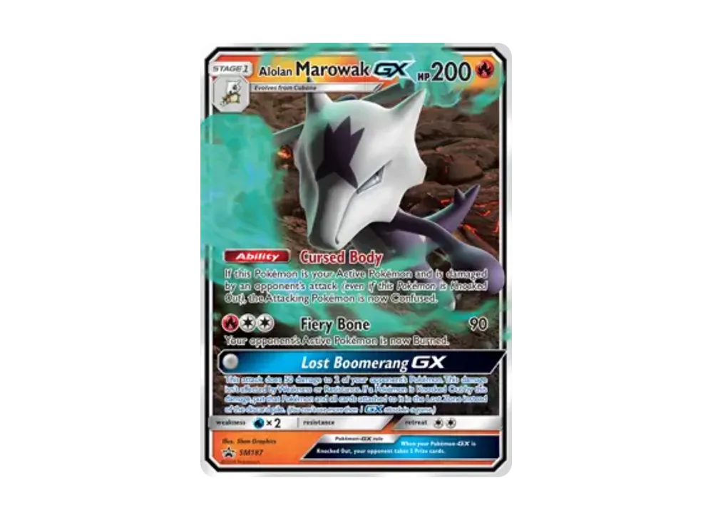 阿羅拉嘎啦嘎啦GX P [SM187]【英文版】(太陽&月亮「宣傳卡」)