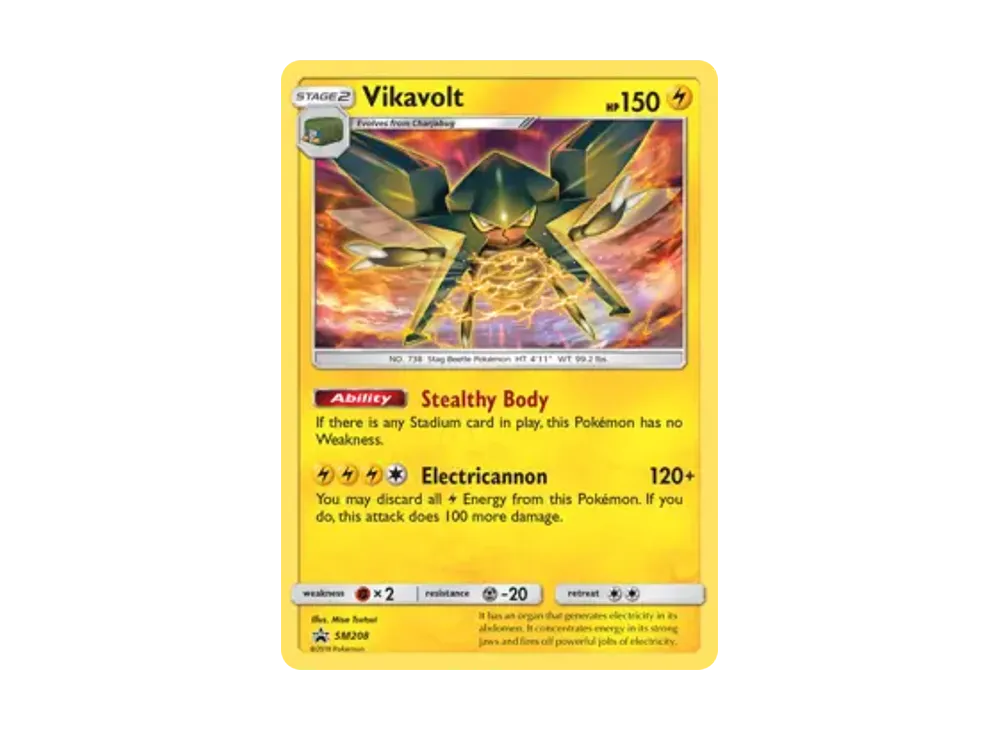 vikavolt pokemon card 045/145 Vikavolt Gx main image 0