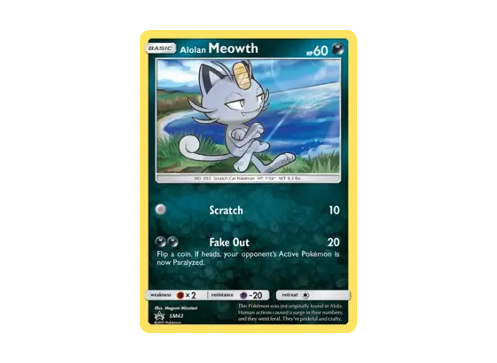 アローラニャース P [SM43]【英語版】(サン&ムーン「プロモーションカード」)