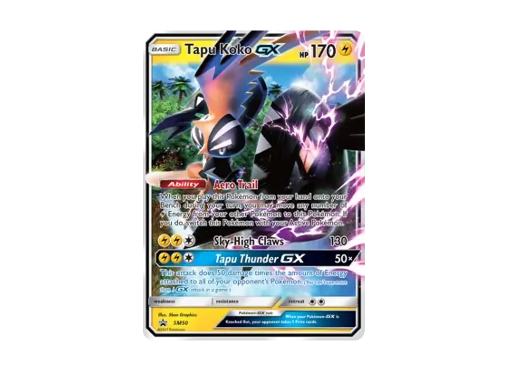 卡璞・鳴鳴GX P [SM50]【英文版】(太陽&月亮「宣傳卡」)